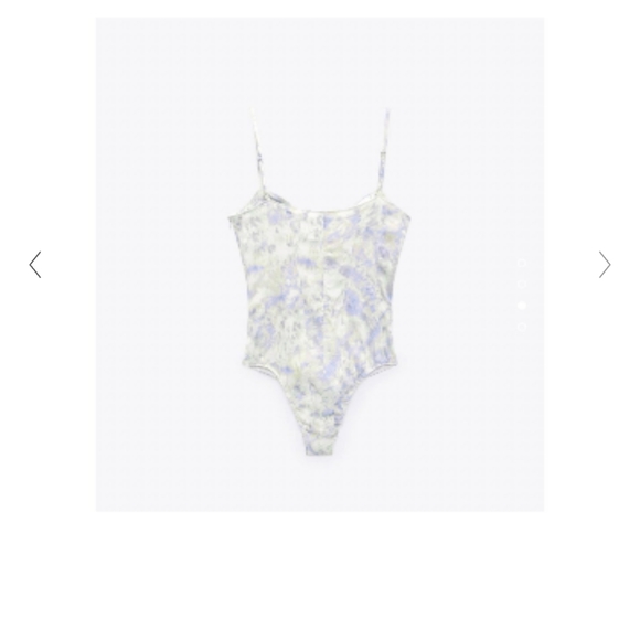 NWT Zara Tie Dye Cirset Bustier Bodysuit - So l Out - Picture 3 of 5